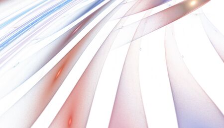 Abstract colorful waves and random circles, backgroundの写真素材
