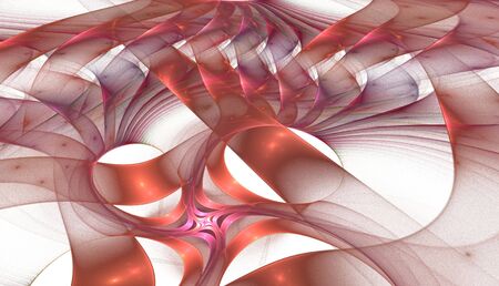 Abstract colorful waves and random circles, backgroundの写真素材