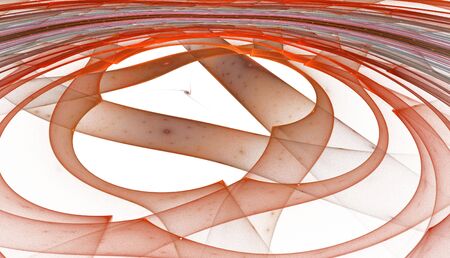 Abstract colorful waves and random circles, backgroundの写真素材