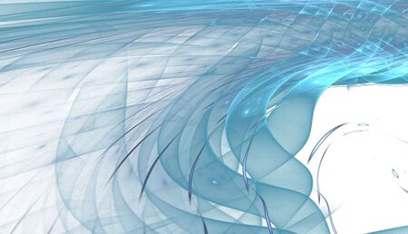 Abstract colorful waves and random circles, backgroundの写真素材
