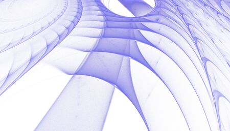 Abstract colorful waves and random circles, backgroundの写真素材