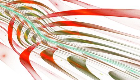 Abstract colorful waves and random circles, backgroundの写真素材