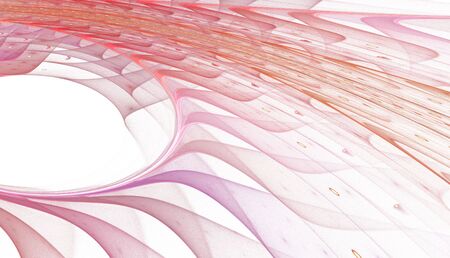 Abstract colorful waves and random circles, backgroundの写真素材
