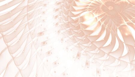 Abstract colorful waves and random circles, backgroundの写真素材