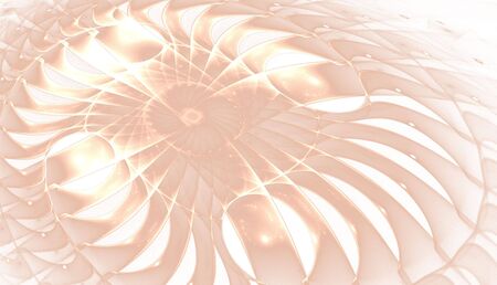 Abstract colorful waves and random circles, backgroundの写真素材
