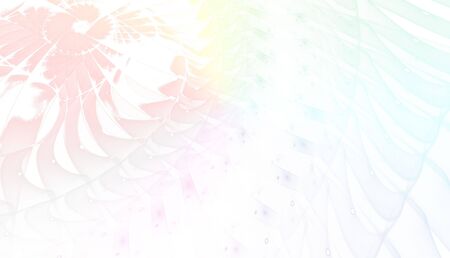 Abstract colorful waves and random circles, backgroundの写真素材