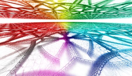 Rainbow background for modern composition.の写真素材