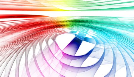 Rainbow background for modern composition.の写真素材
