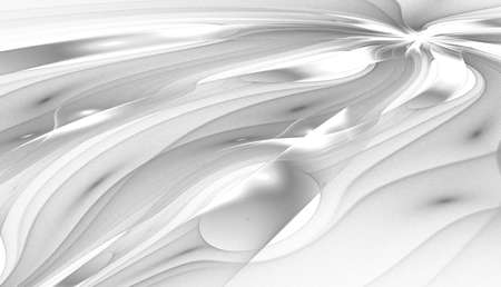 Abstract black and white waves and random circlesの写真素材