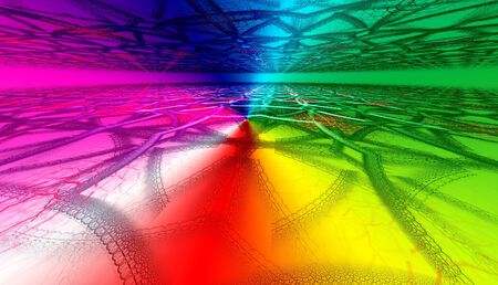 Rainbow background for modern composition.の写真素材