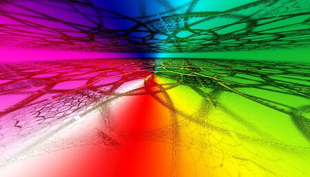 Rainbow background for modern composition.の写真素材