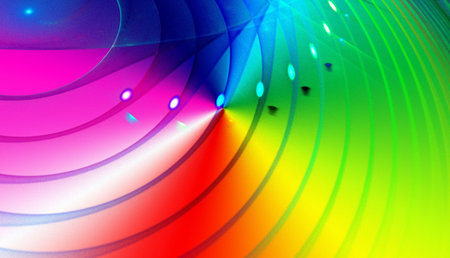 Rainbow background for modern composition.