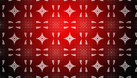 Abstract red waves and random circles, backgroundの写真素材