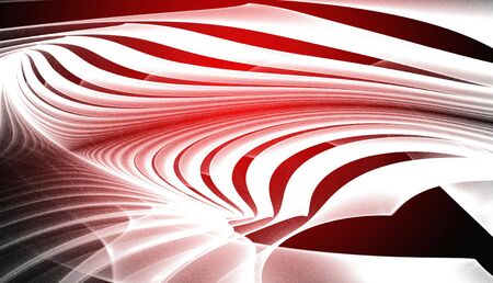 Abstract red waves and random circles, backgroundの写真素材