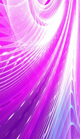 Abstract purple waves and random circles, backgroundの写真素材