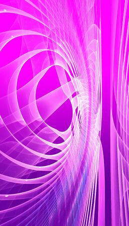 Abstract purple waves and random circles, backgroundの写真素材