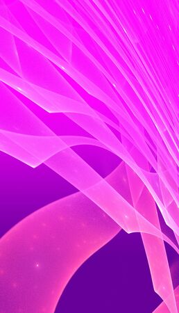 Abstract purple waves and random circles, backgroundの写真素材