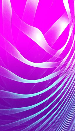 Abstract purple waves and random circles, backgroundの写真素材