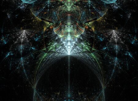 Dark Background with colorsの写真素材