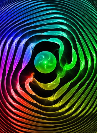 Rainbow background for modern composition.の写真素材