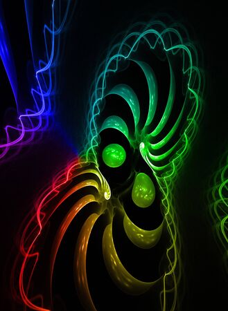 Rainbow background for modern composition.の写真素材