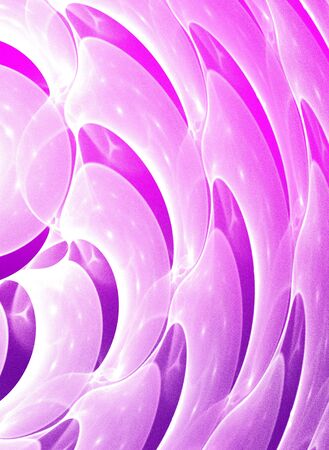 Abstract purple waves and random circles, backgroundの写真素材