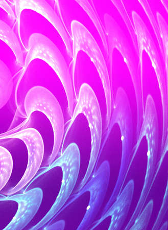 Abstract purple waves and random circles, backgroundの写真素材