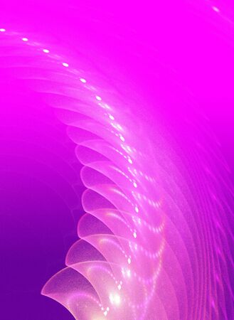Abstract purple waves and random circles, backgroundの写真素材