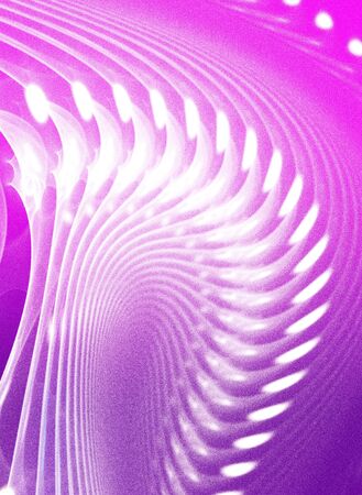 Abstract purple waves and random circles, backgroundの写真素材