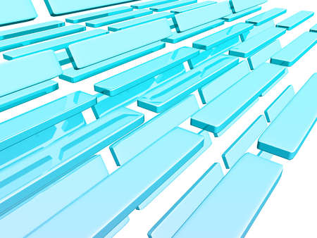 3d cubes with glossy light effectsの写真素材