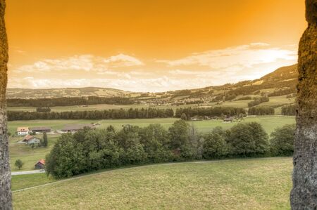 Swiss landscapeの写真素材