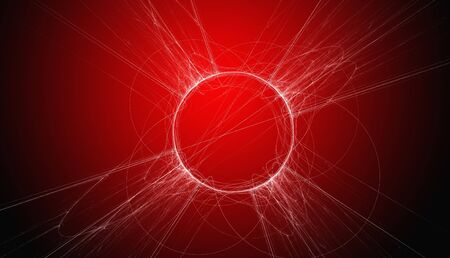 Red background. Abstract design. Red and white.の写真素材