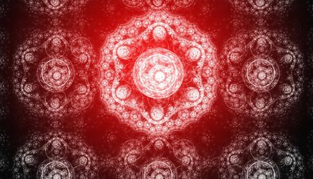 Red background. Abstract design. Red and white.の写真素材