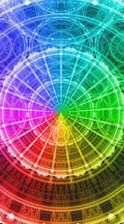 Rainbow background for modern composition.の写真素材