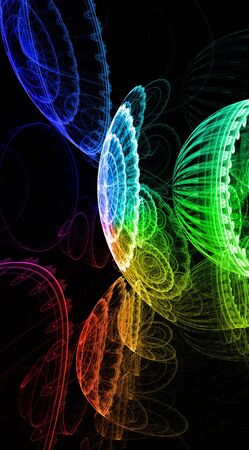 Rainbow abstract backgroundの写真素材