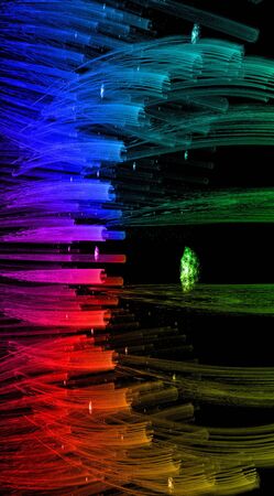 Rainbow background for modern composition.の写真素材