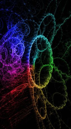 Rainbow abstract backgroundの写真素材