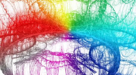 Rainbow abstract backgroundの写真素材