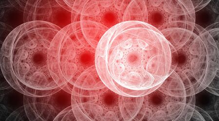 Red background. Abstract design. Red and white.の写真素材