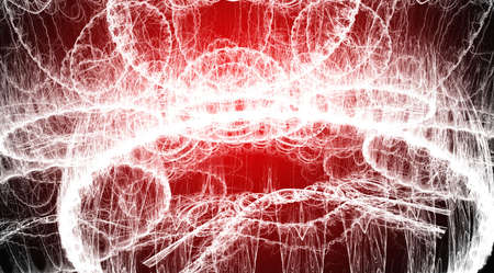 Red background. Abstract design. Red and white.の写真素材