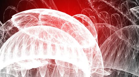 Red background. Abstract design. Red and white.の写真素材