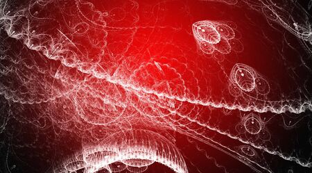 Red background. Abstract design. Red and white.の写真素材