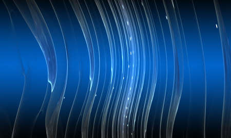 Blue waves of gradientの写真素材