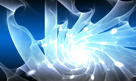 Blue waves of gradientの写真素材