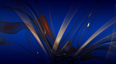 Blue waves of gradientの写真素材