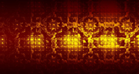 Pattern of fire with black gradient down