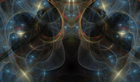 Dark Background with colorsの写真素材