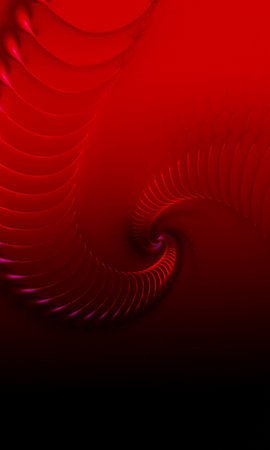 Red design over black background, abstractの写真素材