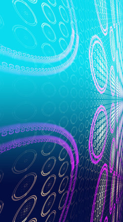 Beautiful abstract background design, blue waves with light effects