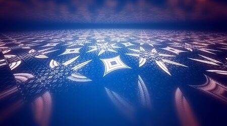 creative background with blue defocused effectの写真素材